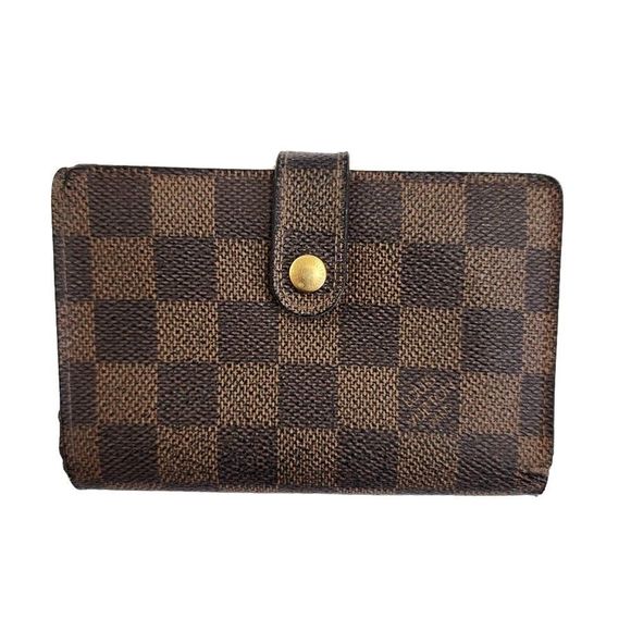 Authentic LOUIS VUITTON damier ebene viennois bifold wallet - Picture 1 of 7